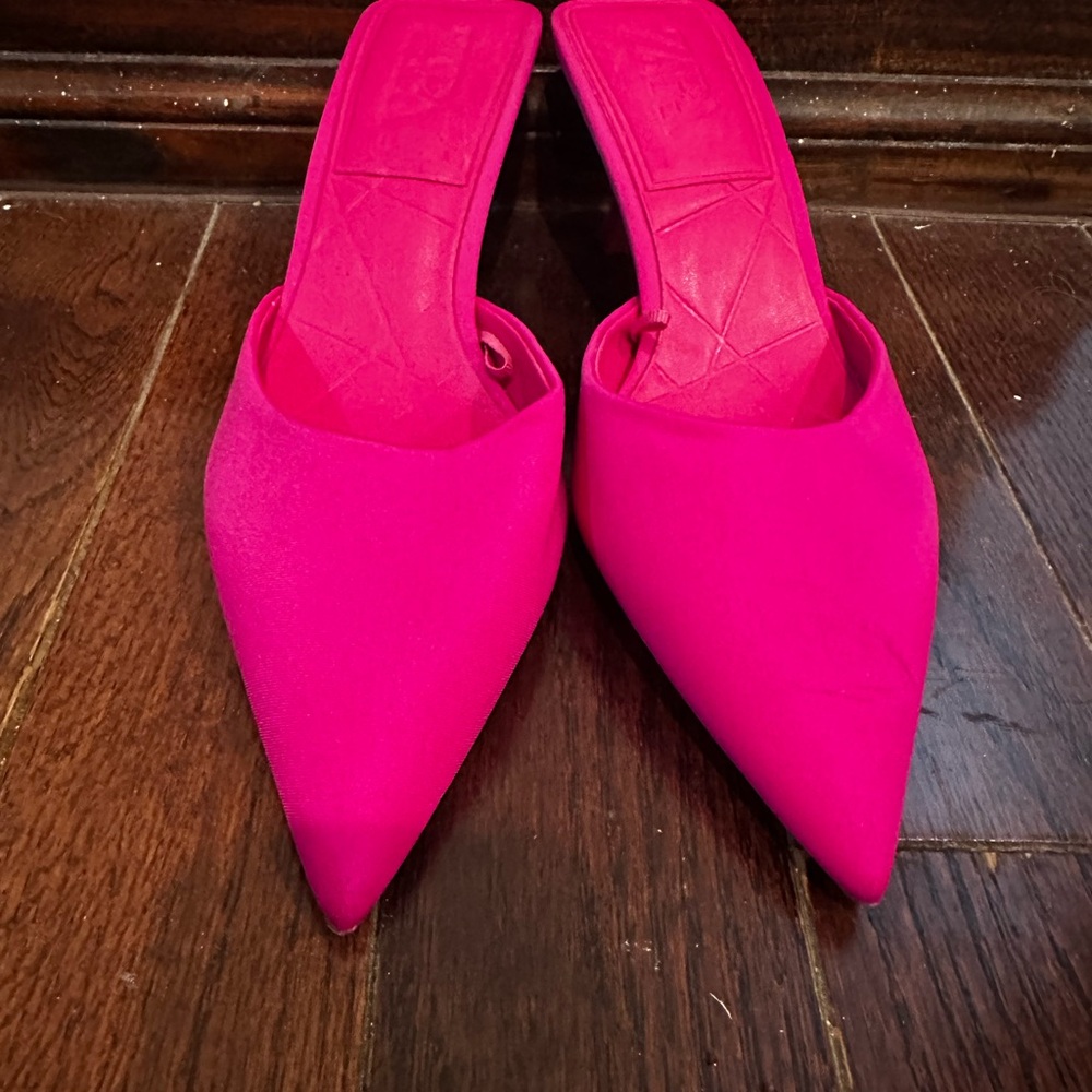 Zara Fuchsia Mules